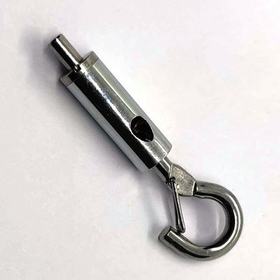 ชุดติดตั้งแขวนแบบกำหนดเอง คลิปสลิงลวดสลิง ชุดแขวนตะขอทองเหลืองสำหรับระบบแสดงผล