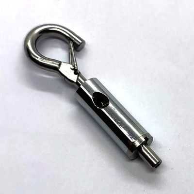 ชุดแขวนเพดานสายเคเบิลระบบกันสะเทือนแบบยืดหยุ่นได้เอง พร้อมตะขอเกี่ยวแบบสแน็ปและตัวจับสายเคเบิล