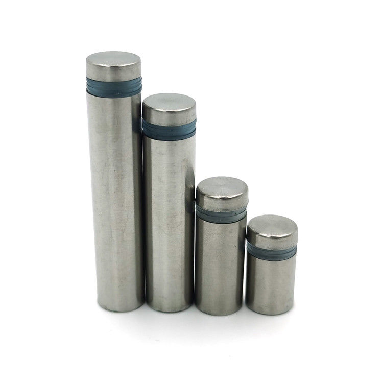 ฮาร์ดแวร์ติดตั้งป้ายติดผนัง Stainless Steel 316, ตัวยึดป้าย, ฝาครอบตัวยึดป้ายสำหรับแสดงผลอะคริลิก