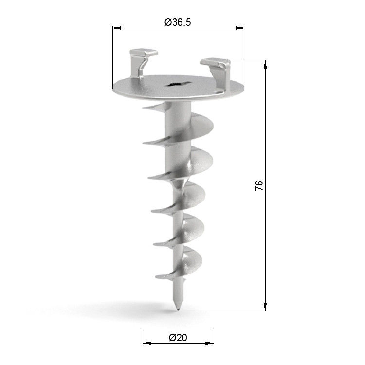 ชุดแขวนสายเคเบิล Angel Hanger เชื่อมต่อตัวดูดซับ จุดยึด แผงอะคูสติกไฟเบอร์โพลีเอสเตอร์