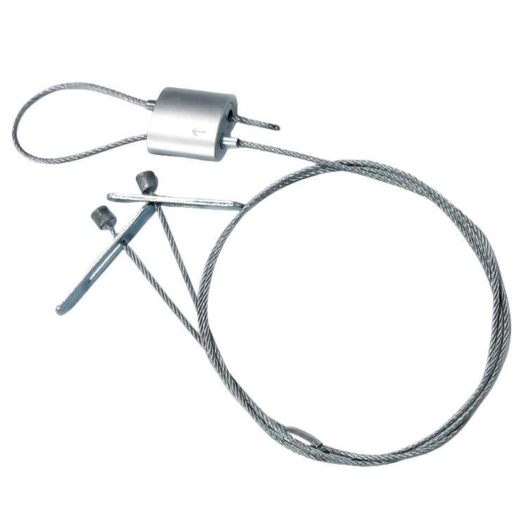 ตัวยึดสายเคเบิลแบบวน 20*20MM 1.2-1.5MM พร้อมแรงดึงขาด 900N สำหรับระบบแขวนไฟ