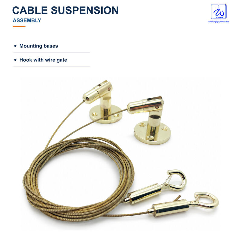 Ceiling Cable Suspension Kit for LED Panels and Pendant Lights