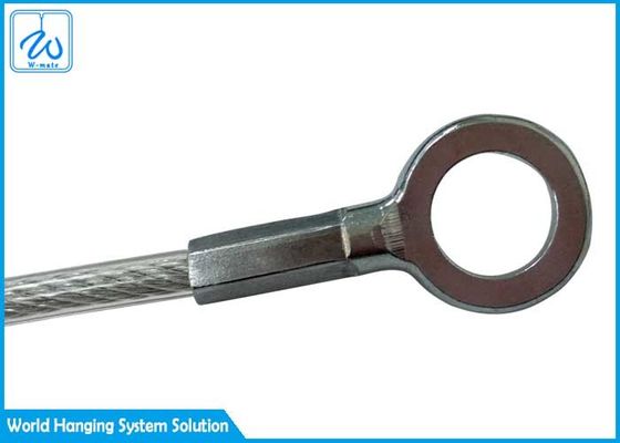 หน่วยประกอบเชือกสายเหล็กไร้ขัด องค์ประกอบ PVC ปกแต่งด้วยจุด