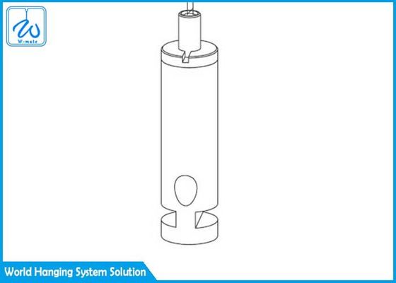 ตัวยึดสายเคเบิลแบบล็อคตัวเอง 7x19 ทองเหลือง ช่อง 3x3 มม.