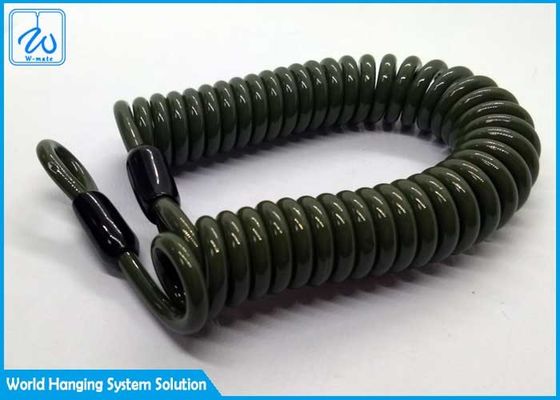 ปล่อยสแตนเลสเครื่องมือ Lanyard สายเคเบิล Tether สายความปลอดภัย